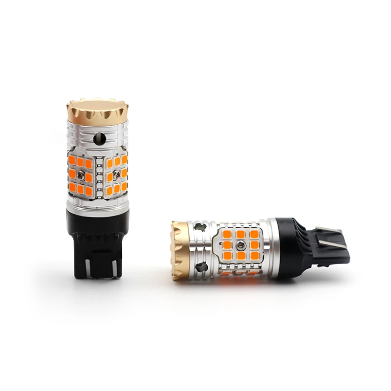 Высокая мощность Canbus 7443 7440 BA15S 3156 BAU15S Светодиодная лампа T15 1156 DRL