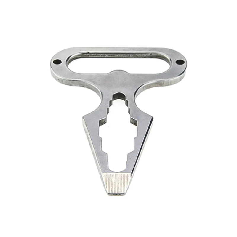 Sheet Metal Processing Outdoor Camping Multi-tool  Gear Bottle Opener Wrench Keychain
