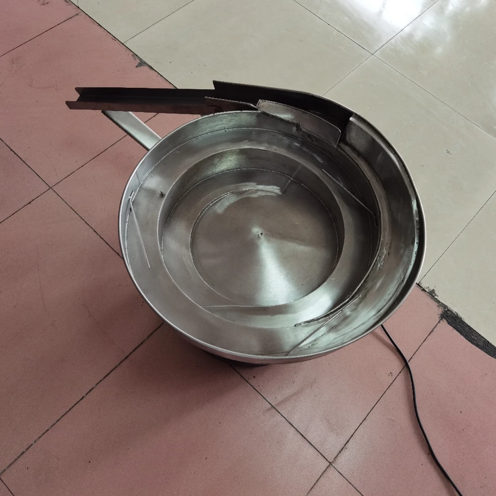 Automatic Detection Vibratory Bowl Feeder Screw Parts Vibratory Bowl Feeder with Bulk Hopper for Food Processing Lines