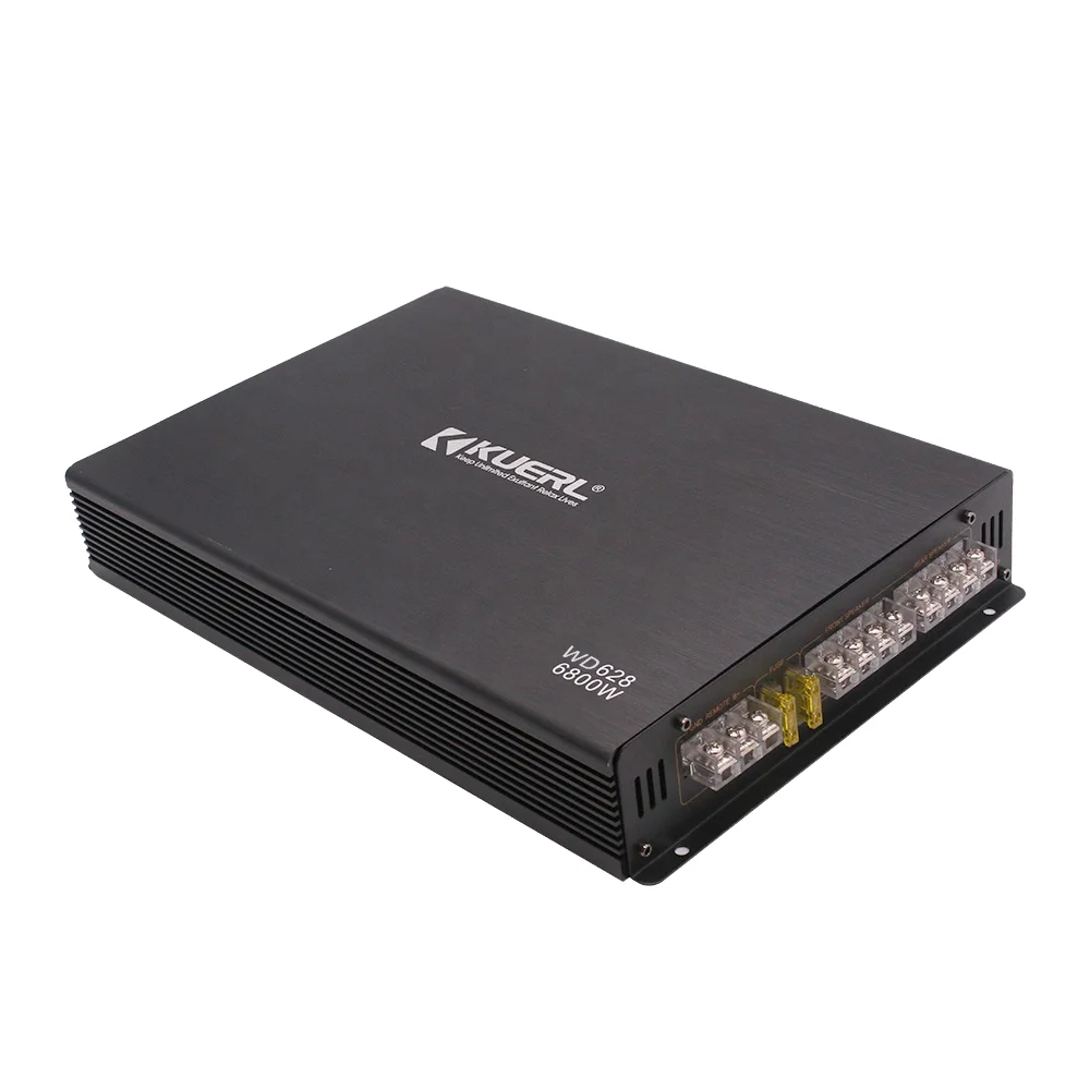 Kuerl WD628 12V Full Range Car Amplifier - 4 Channel 6800w