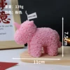 Pink unicorn candle