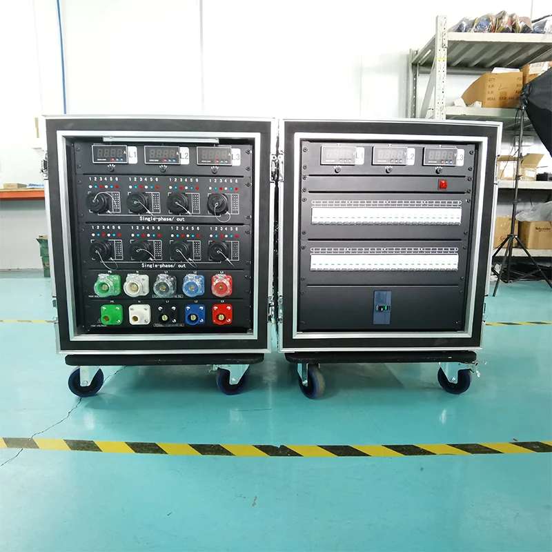 400a Camlock Input 19pin Socapex Out Power Distribution Equipment 3 Phase Stage Lighting Electrical Distro Box