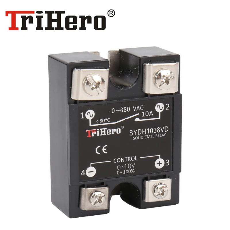 100A solid state relay 0-10v SSR power controller SSR-100VD proportional SSR  SSVR|