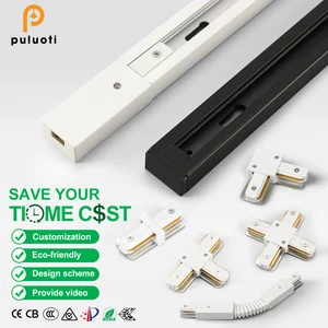 Easy Installation 220V Led Spot Track Light Cob 20w 30W Focus Adjustable Led Kitchen Track Lights Rail DALI Led Track Light