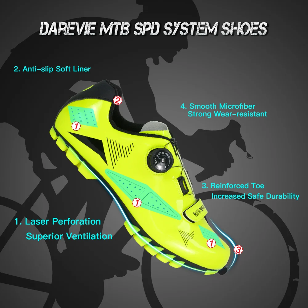 
 Darevie на заказ 2019, горный велосипед для мужчин и женщин, дышащие велосипедные ботинки, велосипедная обувь SPD, велосипедная обувь для горного велосипеда  