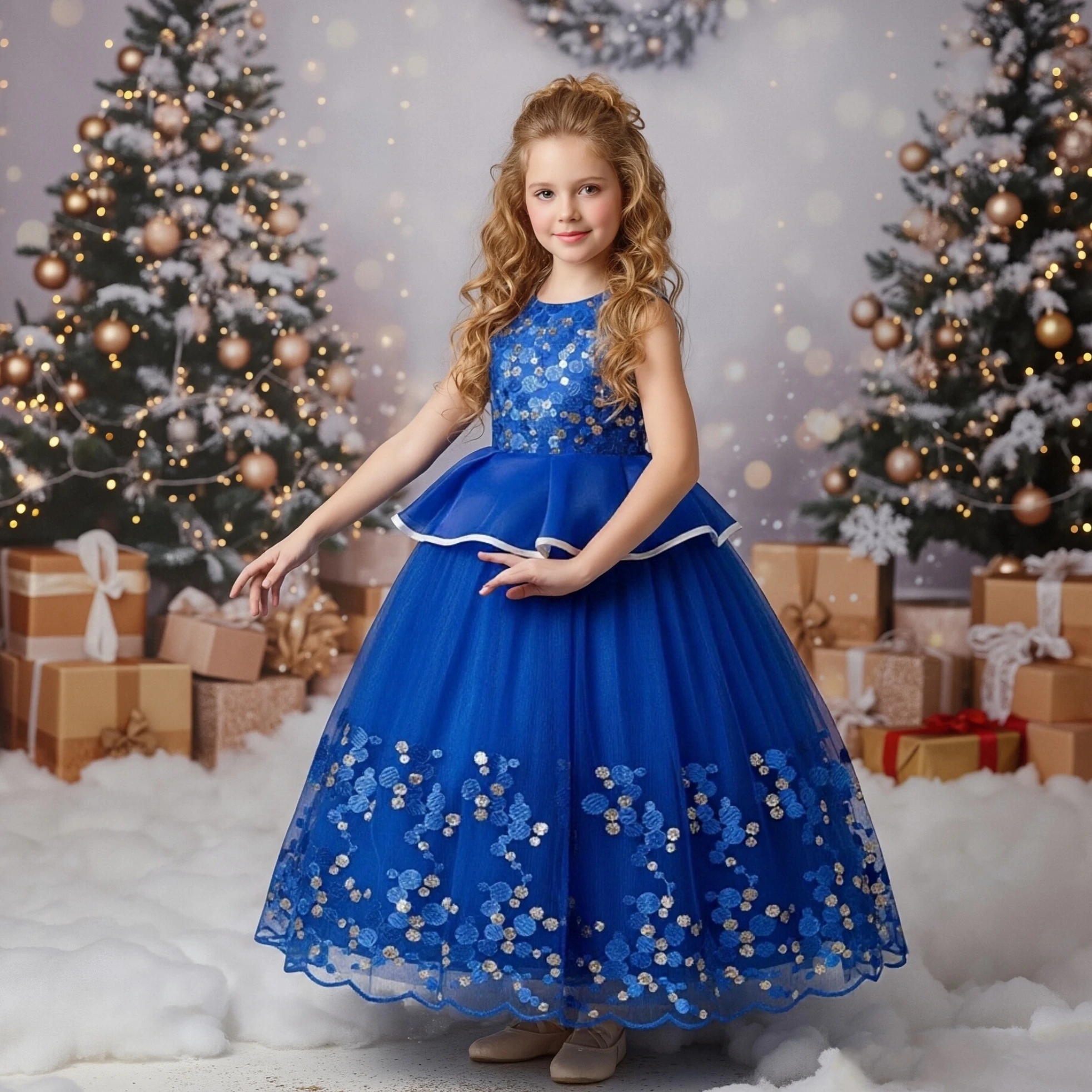 holiday dress for 10 year old girl Flower Girl Dresses Toddler Princess For Wedding Holiday Party –  ilovethedress