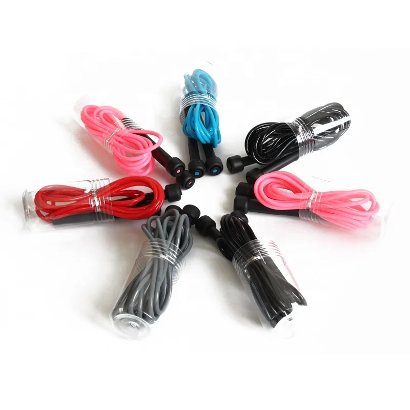 Customized Logo 9FT Speed Jump Rope for Fitness Promotional Skipping Rope with Plastic Tube for Children