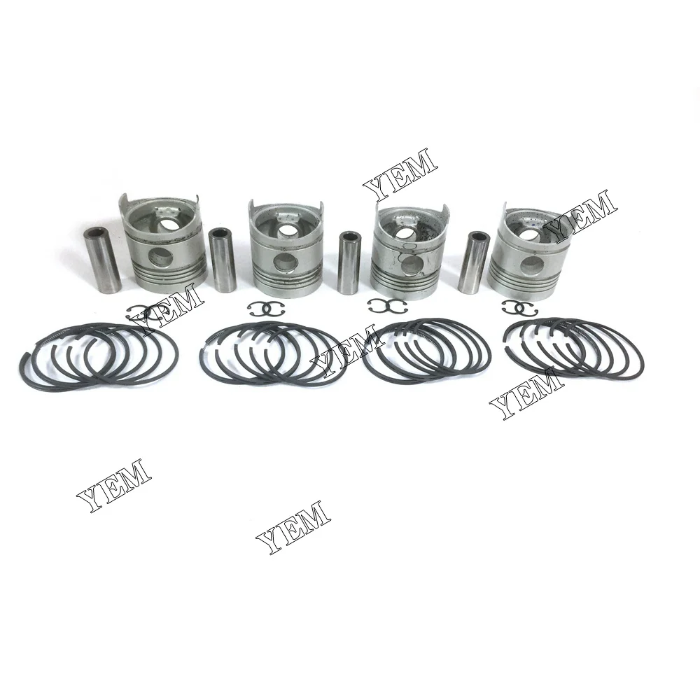 Brand New C201 Cylinder Piston Kit With Piston Ring Fit for Isuzu Engine.
