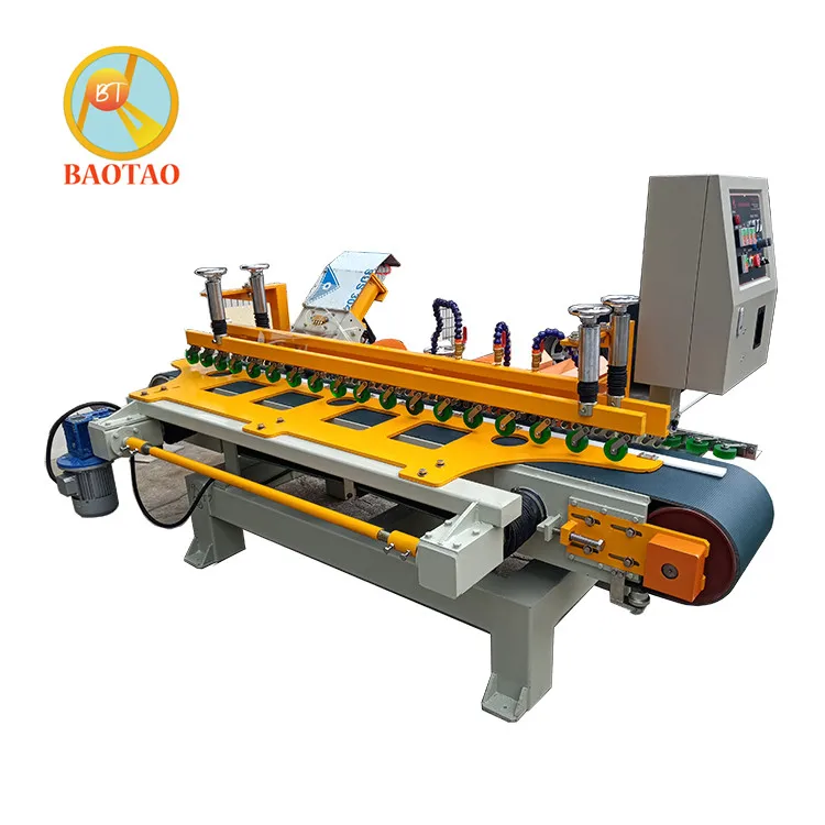 High Productivity Automatic 45 Degree Ceramic Tile Floor Slab Cutting Machine Multi-Functional Sintered Stone Porcelain Motor