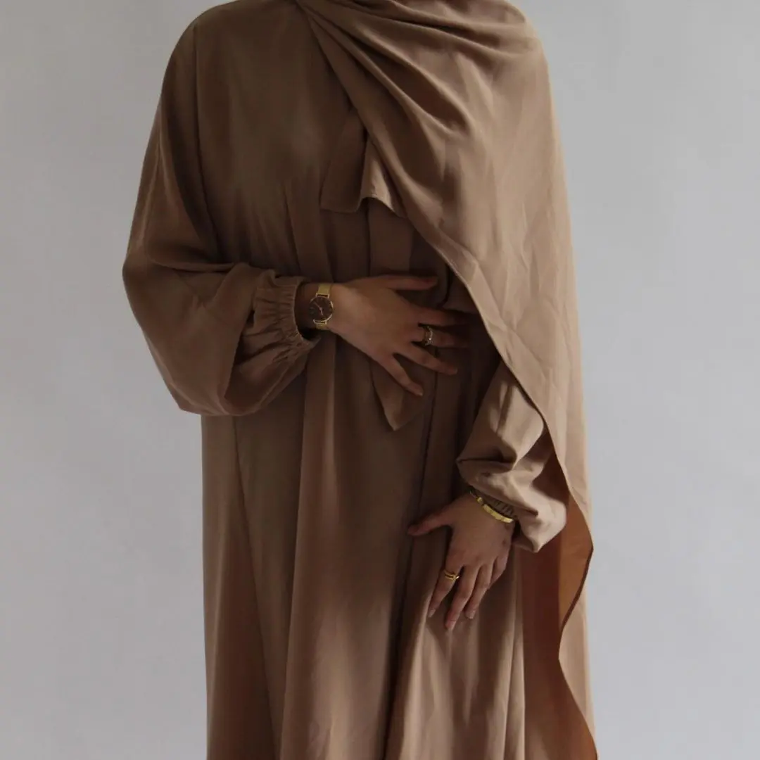 Wholesale Dubai Abaya Arabic Turkey Abayas For Muslim Woman Solid Color ...
