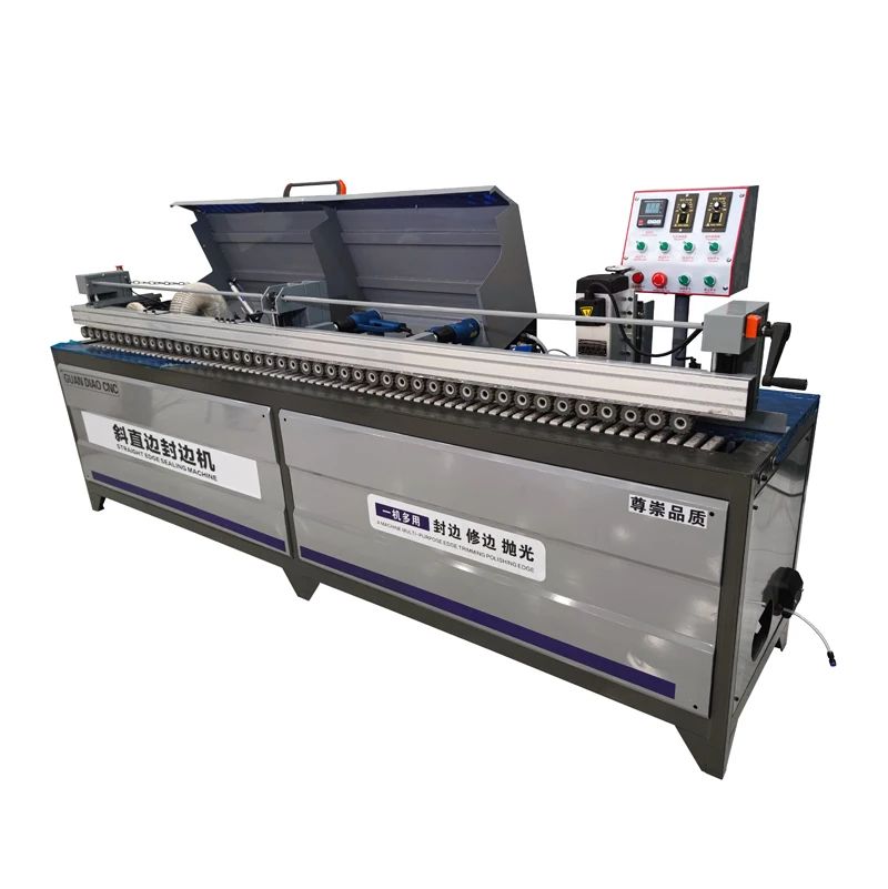 2024 New Design MDF Plywood Edge Bander Machine Kitchen Cabinet Full Auto 45 Degree Bevel Straight Edge Banding Machine Price