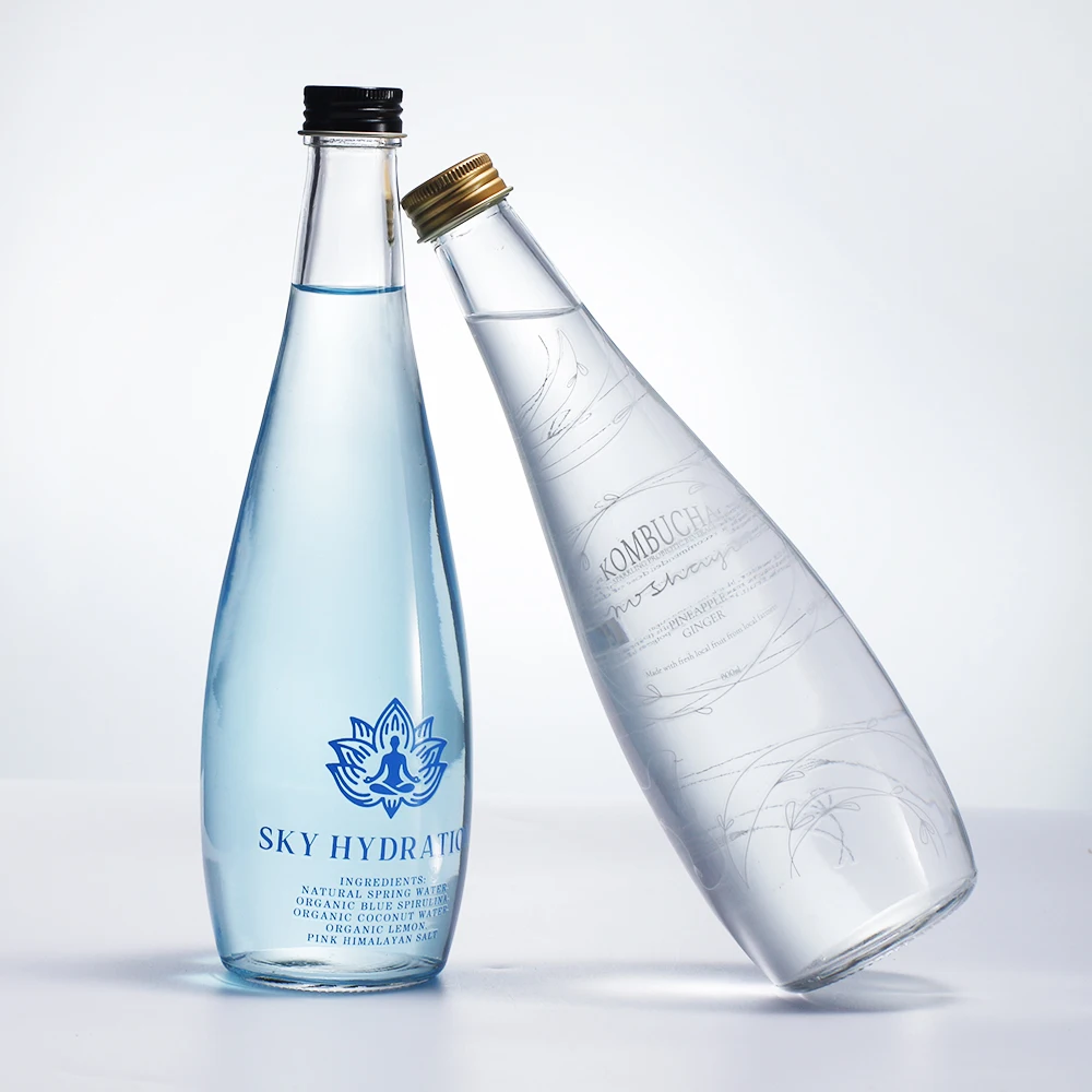 Empty Mineral Water Glass Bottle 330ml 500ml Best-selling