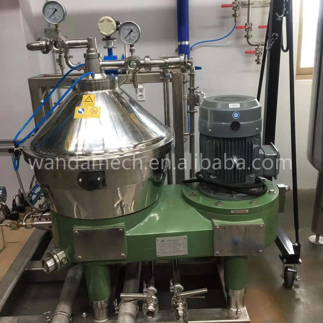 Centrifugal Disk Stack Milk Cream Separator Machine Price and Yeast Centrifuge Separator