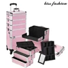4 in 1 hot pink trolley case