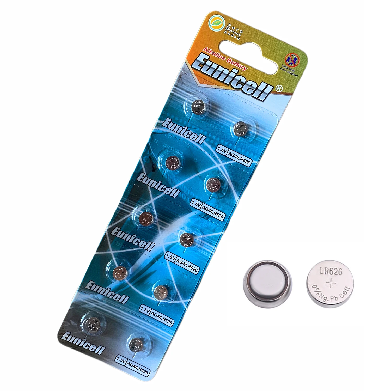 Batterie A Bottone AG4 / LR626 Camelion, 1.5V, Alcaline, Confezione Singola, Scadenza 2029