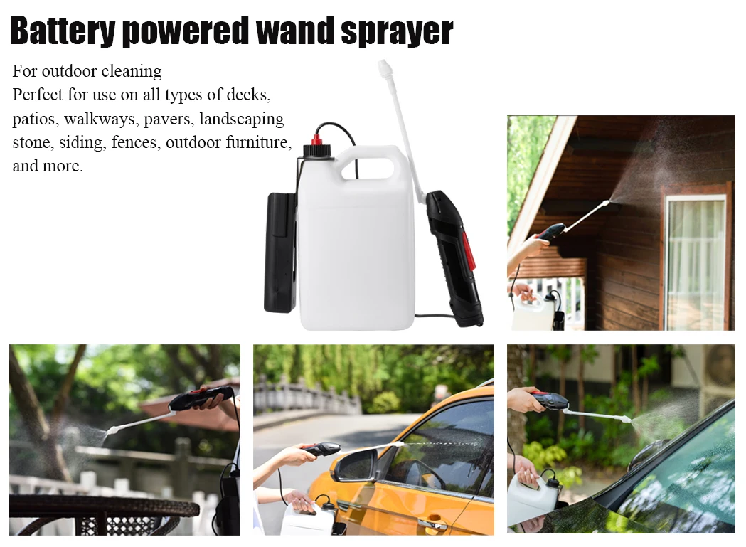 powered sprayer cleaning