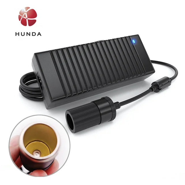 12v 15a cigarette socket power supply 120W 150W 180W 12V 10A 12.5A 15A Cigarette Lighter Socket AC/DC Power  Supply for Inflator, Car Refrigerator, Car Vacuum Cleaner