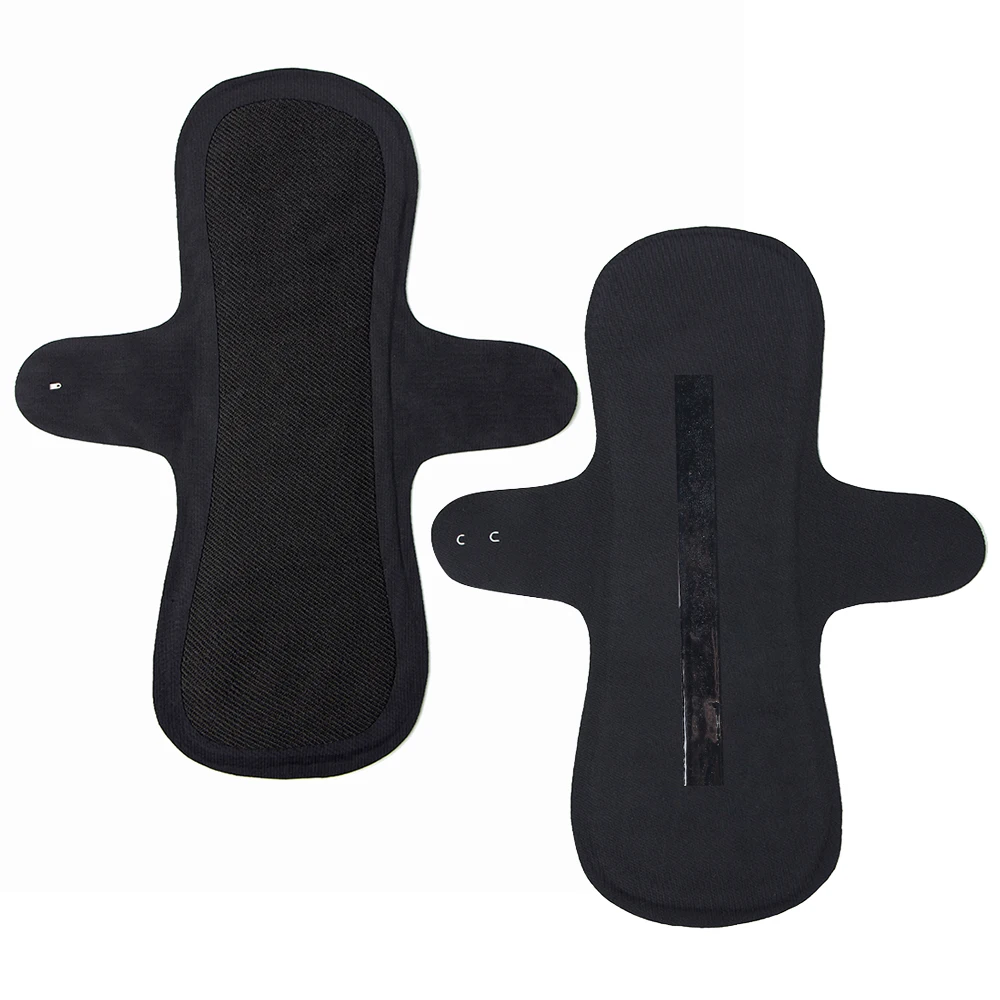 Custom Brand Name Ladies Organic Cotton Period Pad 100 Prevent Side