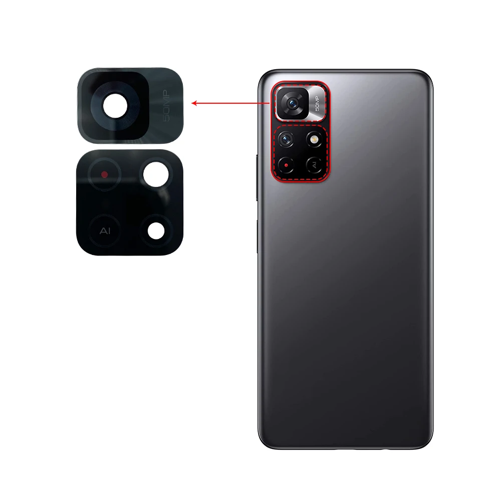Kamera-Glas Ersatz-Set Für Xiaomi Redmi Note 11 Pro 5G – 2 Stück Mit Werkzeugen, Original-Qualität, Reparatur-Set