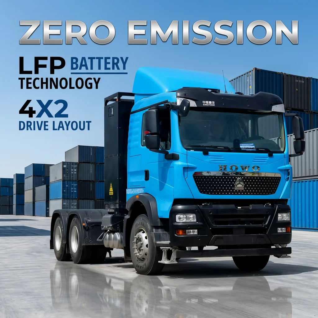 2026年式中国重汽豪沃TX 4x2电动牵引车重型公路运输车