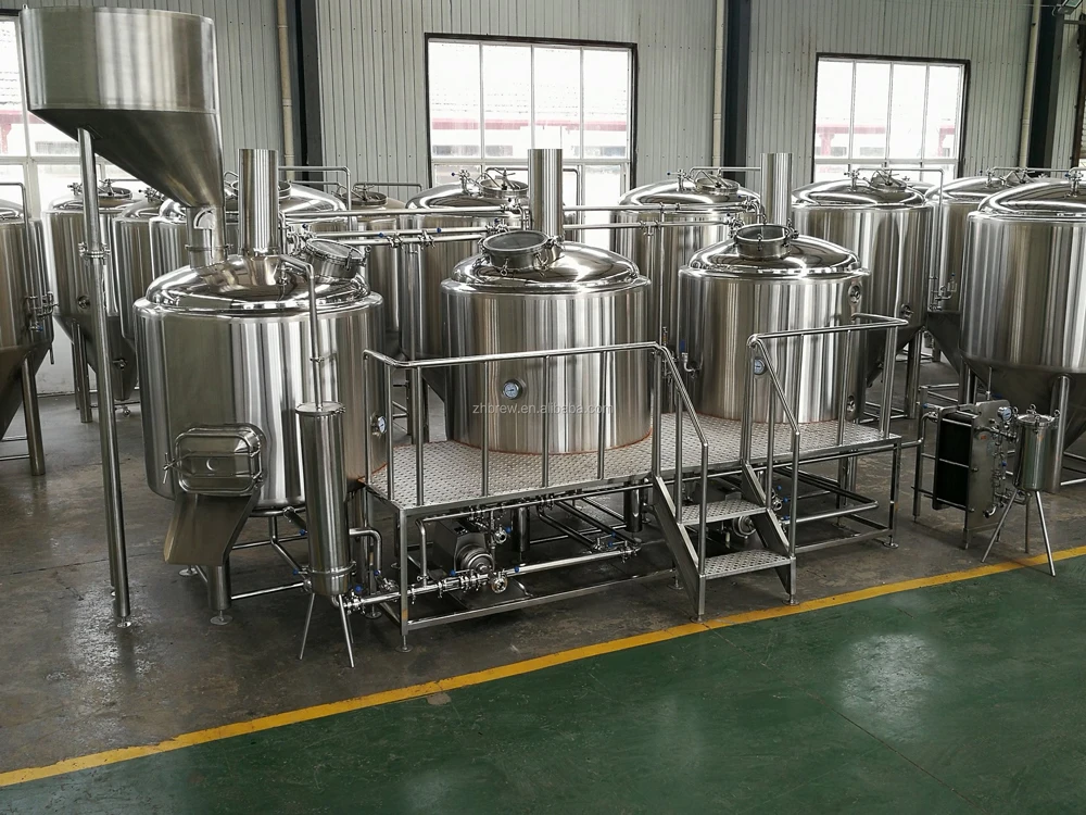 800L 1000L Commercial Beer Brewing Equipment Home Beer Making Machine ...