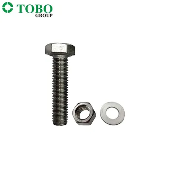 Stainless Steel 304 316 High Strength Hex Bolt and Nuts High Quality DIN931 Grade 8.8 10.9 ASTM A325