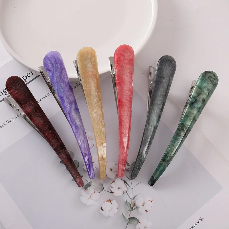 Модные классические аксессуары под крокодиловую кожу 30 цветов профессиональные заколки для волос заколка укладки