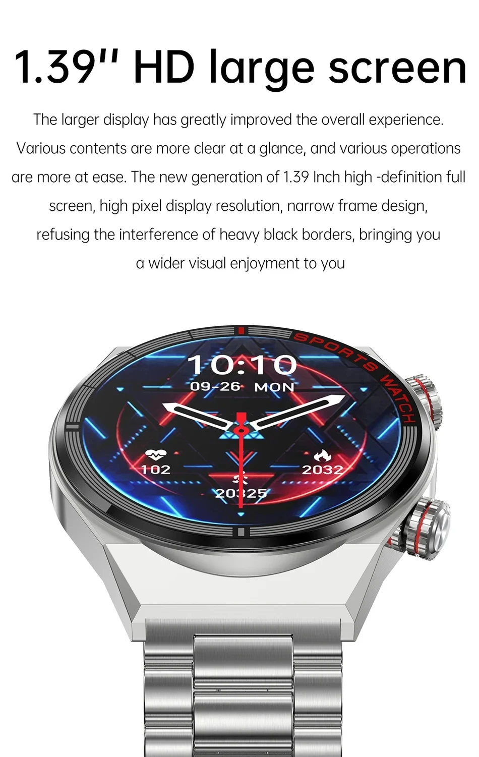 ECG+PPG BT Call QW39 Smart Watch 2024 Sports Bracelet NFC Waterproof Custom Watch Face Men QW39 SmartWatch Round For IOS Android