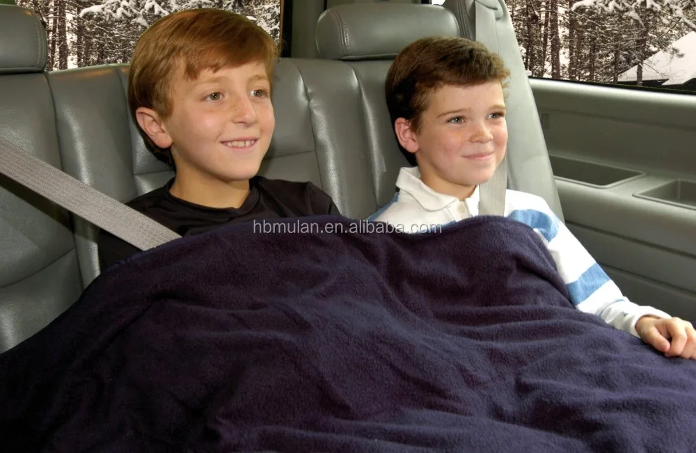 Ultra Warm Flannel Heated Car Blanket with Carbon Fiber Tech