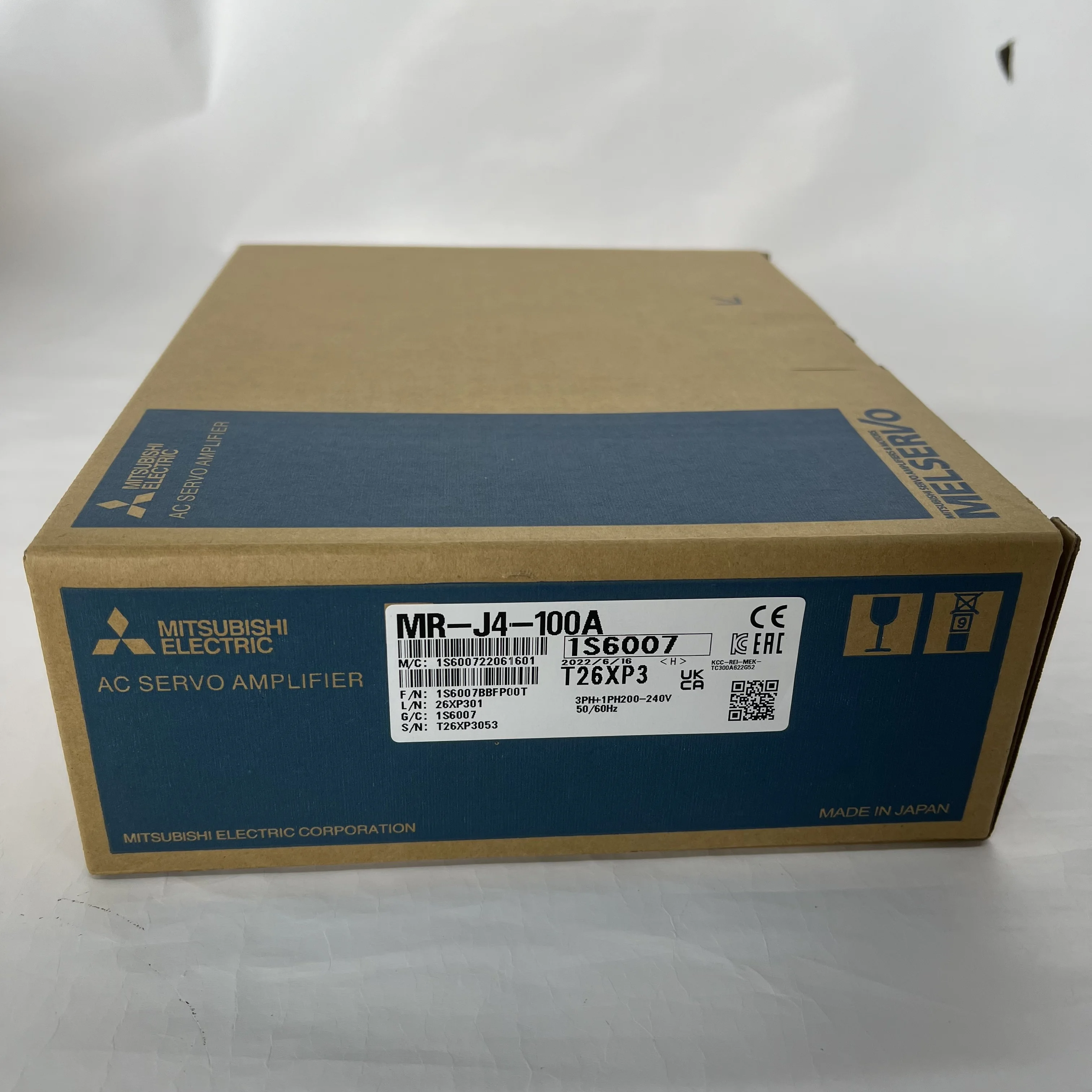 Mitsubishi AC Servo Amplifier MR-J4-100A