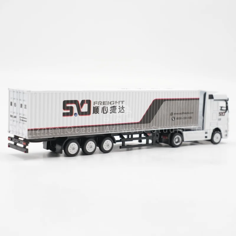 loas container model factory shipping gift customized 150 sxjd alloy material truck toy scale model-5