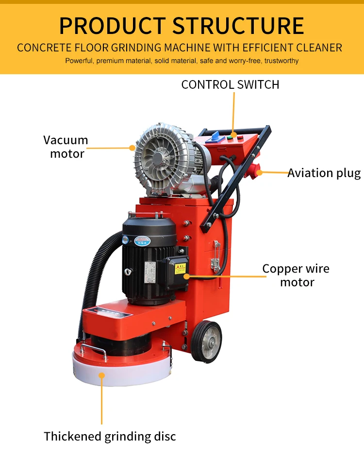 2022 Factory Price Concrete Grinder Machine High Performance Concrete Floor Grinder Road Construction supplier