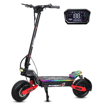 2025 New Arrival Folding 2 Wheel Electric Scooter Adult Electric Scooter 2*1200W Electric Scooter