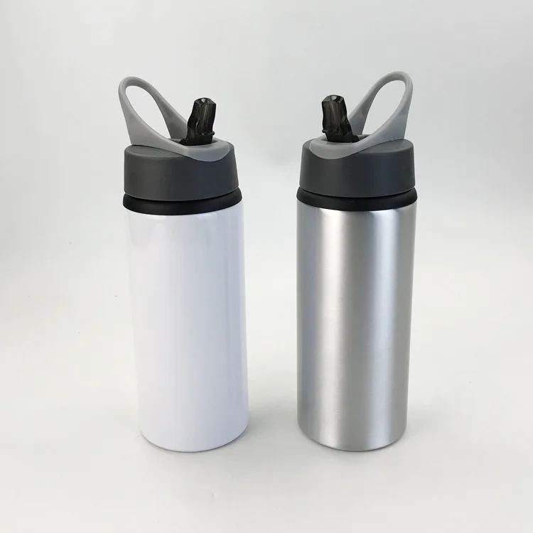 sublimation blanks water bottle Aluminum 600 ml Sport outdoor Water drink Bottle for diy photo print