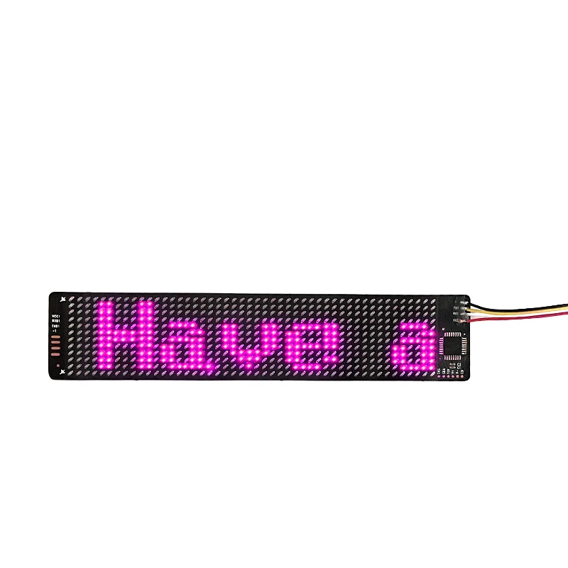 Iledshow Flexible LED Screen Scrolling Messages APP Control LED Display for Hat Shoes Wine Bottles Moving Text  LED Panel