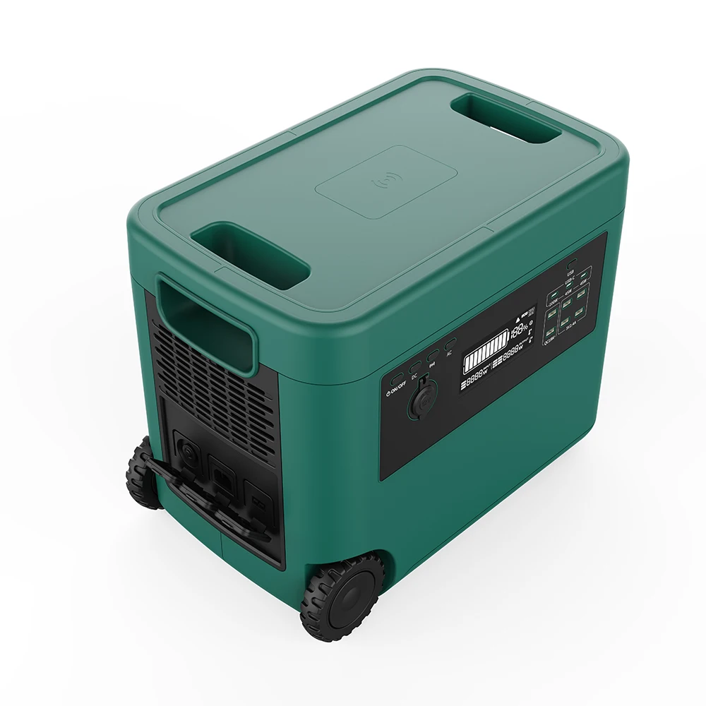 New 2000w 2500w Portable Power Station Lifepo4 Battery All In One Outdoor Home Portable Solar Power Generator supplier