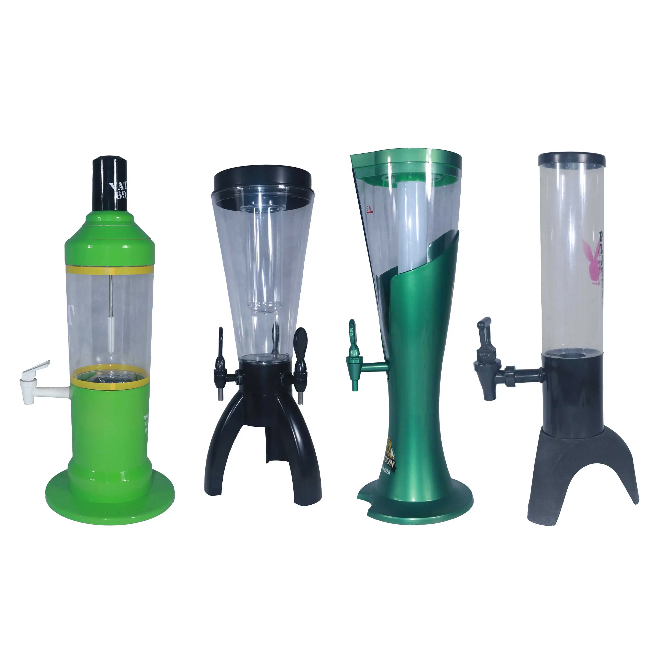 プラスチック製ビールタワーディスペンサー 3L 5L ポータブルドラフト