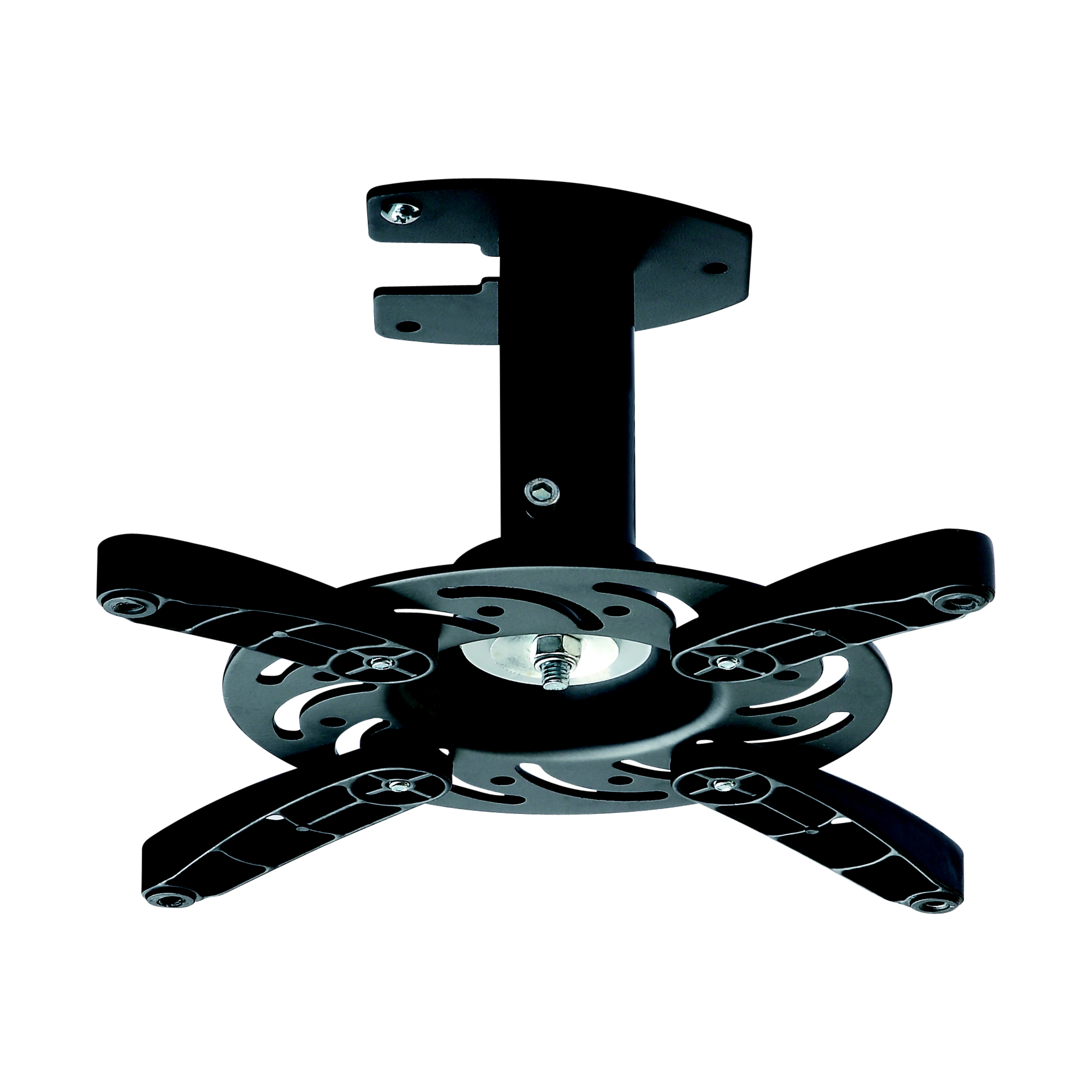 PM101 Aluminum Articulating 360 Degree Rotate Load Capacity 15kgs Motorized Projector Ceiling Bracket Projector Hanger