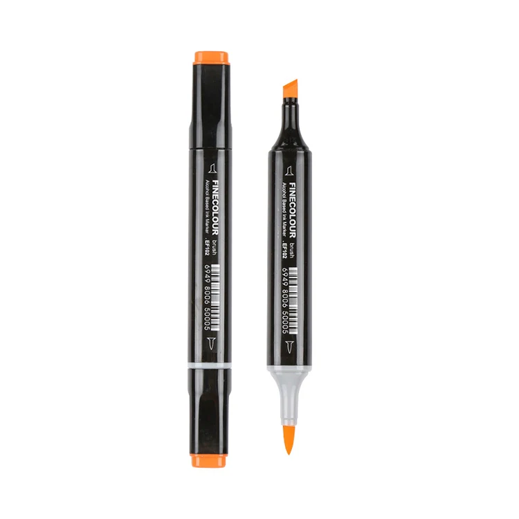 2 FINE POINT BLACK Felt TiP Optimus MARKERS permanent magic marker ink pen  inc. $23.11 - PicClick