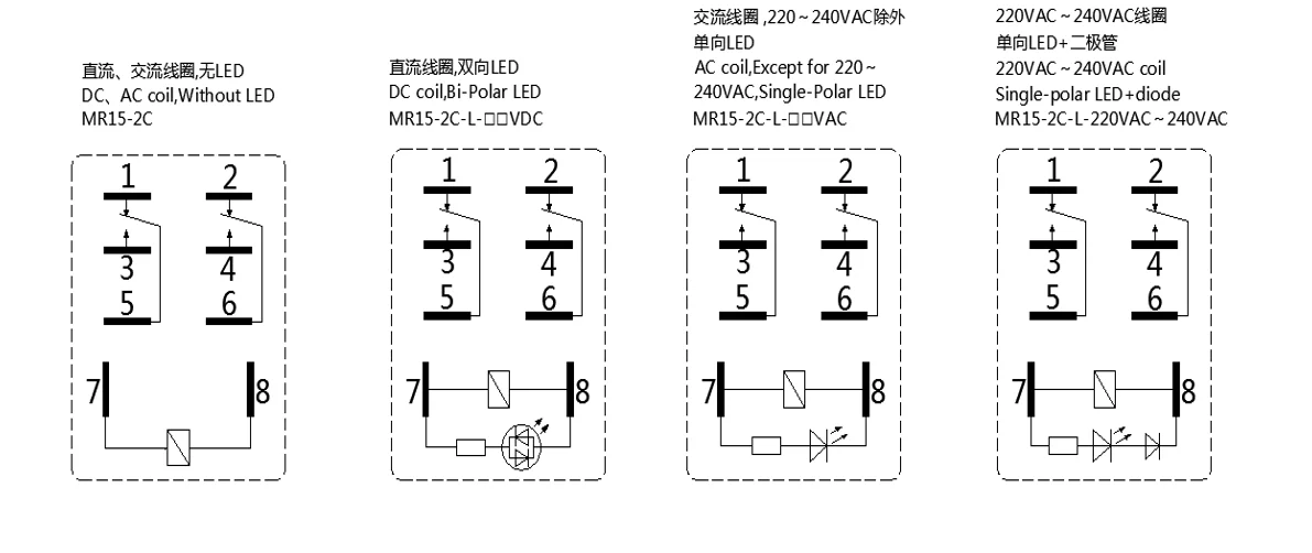 Hot Sale 24vdc 2 Pole 20a Led Bly5-2c20 Electromagnetic Power Relay ...