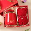 Red towel bear set