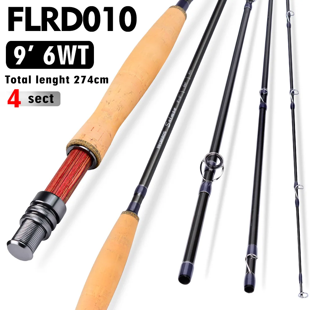 Fly Fishing Rod 4 Section 9 Inches - 6WT 8WT Fast Action