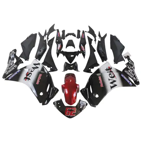 Fairings Honda for Honda CBR 250R 2011-2015 White Black Bodywork Injection Panels Abs Plastic Motorcycle Fairing Kit