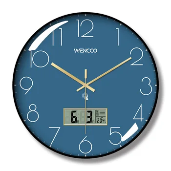 Wall Clock 2024 Latest Design Digital Clock Piece Wall Clock