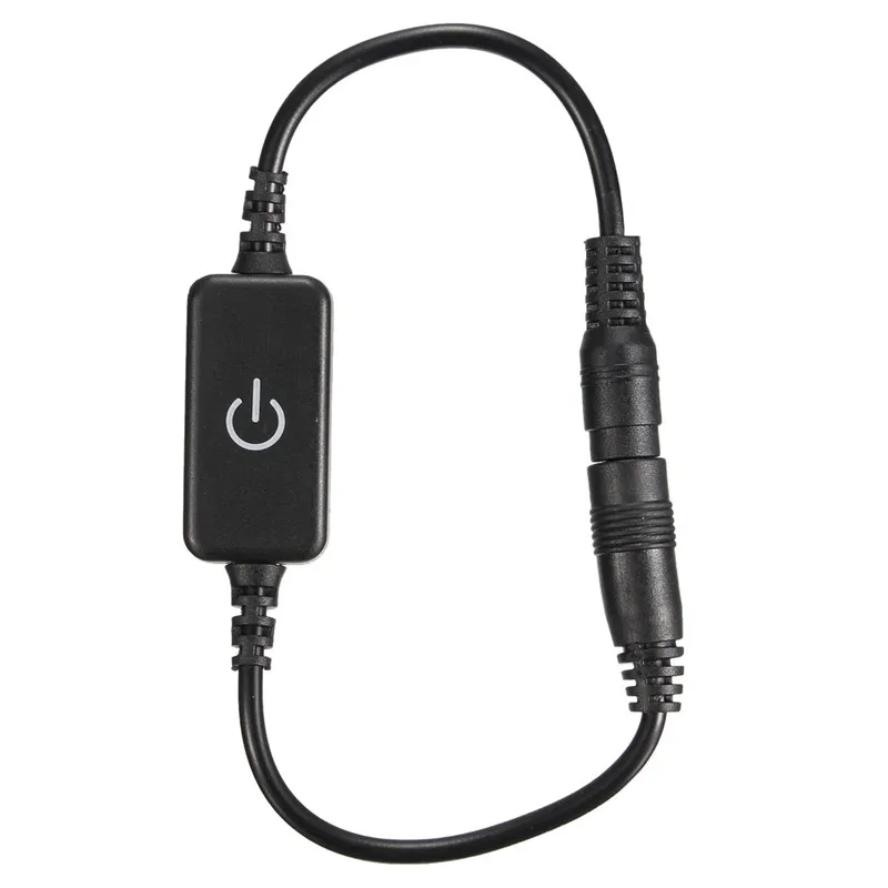 Mini Touch Switch LED Inline Touch Dimmer Switch LED Touch Dimmer for Single Color Strip Light