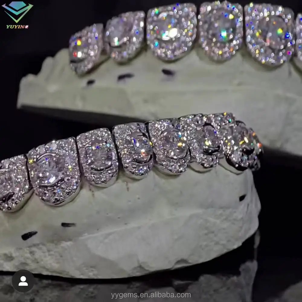 Rapper Grillz 925 Sterling Silver with Gold Plating