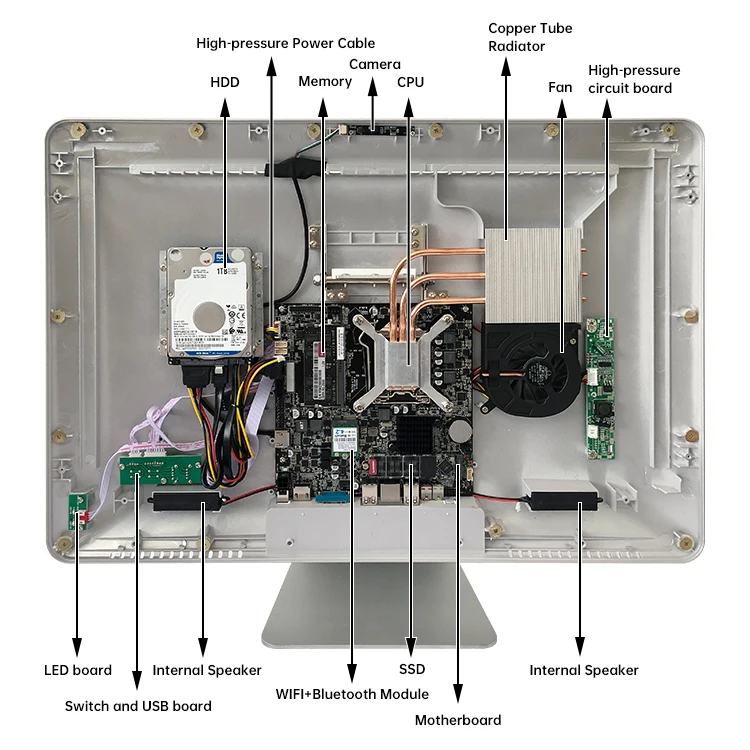 Kuai Custom 27 Inch Core I7 All in One Gaming PC Desktop