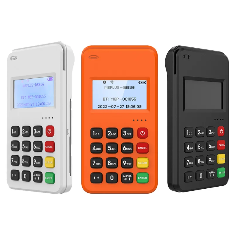Mini Device Mobile NFC Card Reader Payment System Handheld All in One MPOS M6 PLUS
