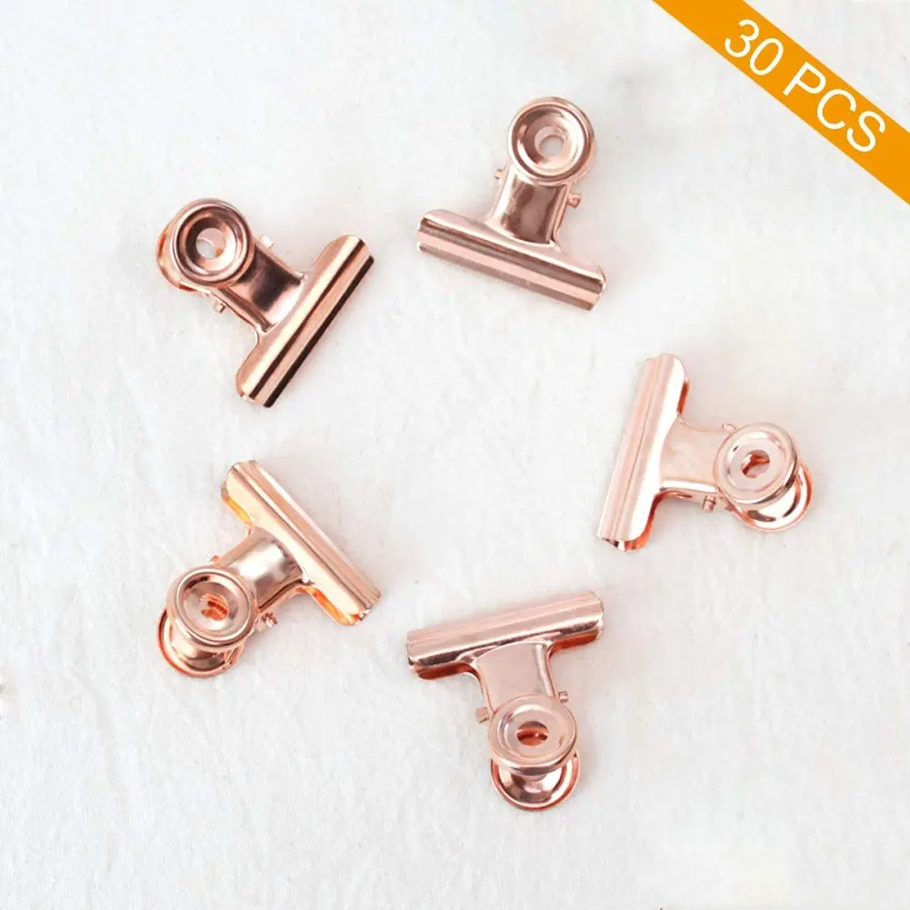 Wholesale Price Multi-color Custom Size Clip Promotion Metal Paper File Binder Clip