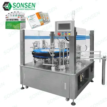 2024 Custom Small Vertical Cartoning Machine For Packaging Cosmetic Solution Into Paper Boxes For Small Businesses